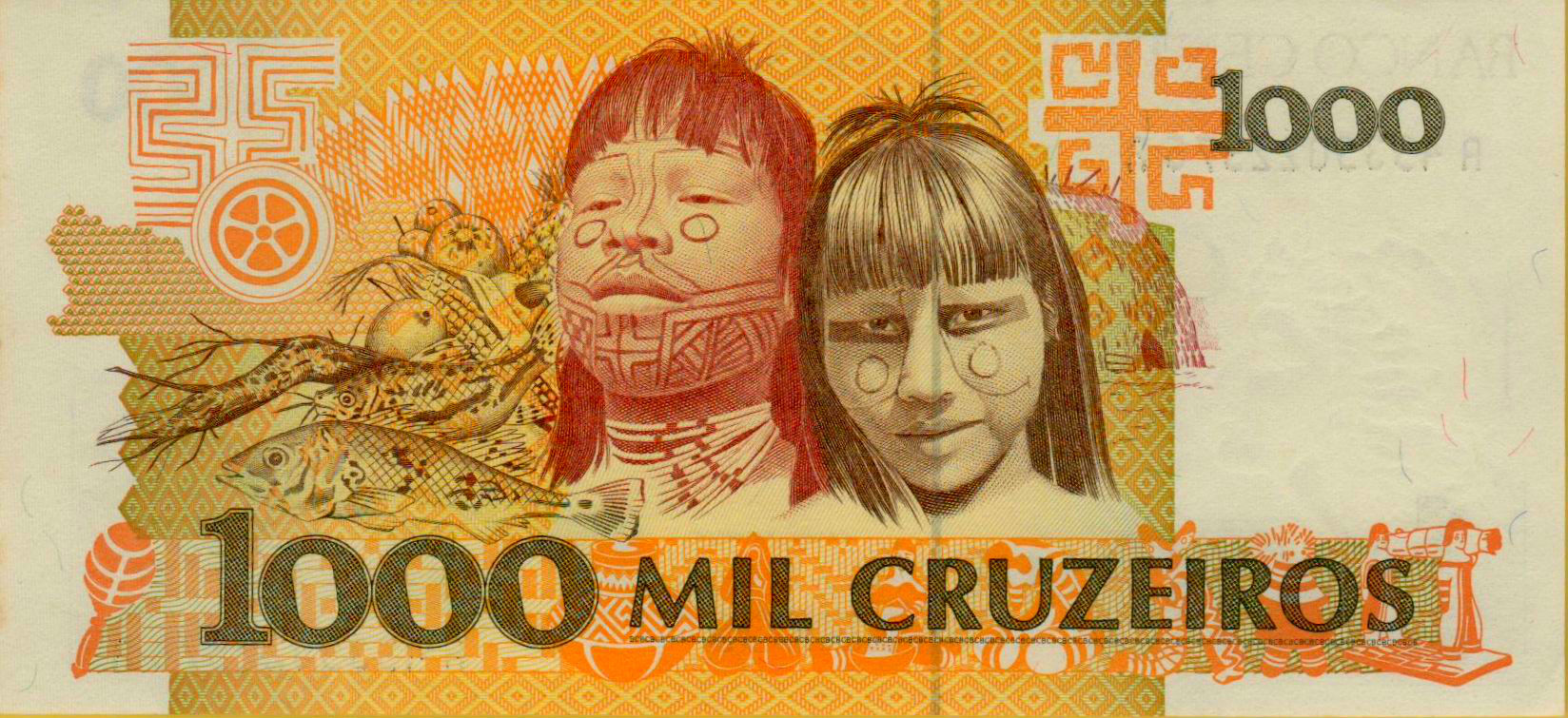 Brazil 1000 1990 UNC P-231/a